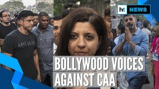 Anti-CAA protest: Farhan \u0026 Zoya Akhtar, Rahul Bose, Sushant Singh join in