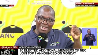 ANC 55th National Conference | ANC to announce new NEC members: Samkele Maseko reports