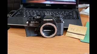 Film Camera Chinon CE-4S Video Test