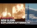 The impact of Blue Origin's New Glenn explosion