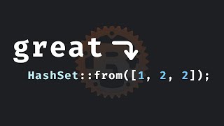 57: Hash sets are great in Rust