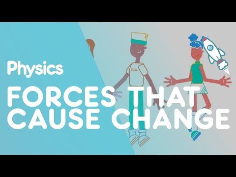 What can a force change of an object?