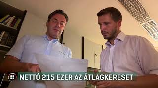 Nettó 215 ezer forint az átlagkereset 2018-08-23