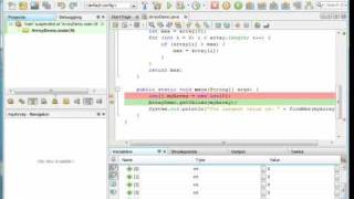 Java #N2 - Using the NetBeans Debugger