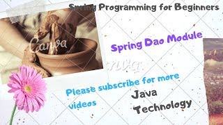 Spring Dao Module