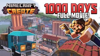 1000 days FULL MOVIE | Minecraft Create Mod (Episodes 24 - 33)