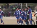 2011.2.27　u 12少年サッカー　宗像杯決勝　宗像セントラル　vs　上西郷wk