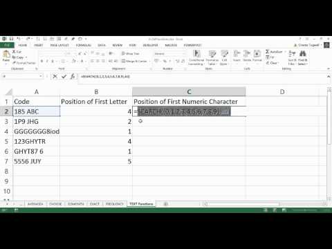 Excel: Find the Position of First Numeric Character in a Text String Excel: Find the Position of First Numeric Character in a Text String