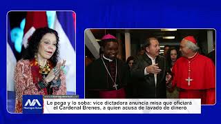 Murillo anuncia misa oficiada por Cardenal Brenes a quien acuso de lavado de dinero