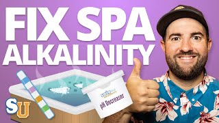 How To Lower ALKALINITY In A HOT TUB