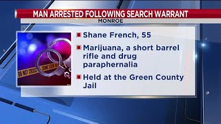Search warrant leads to drug bust, Monroe man arrested