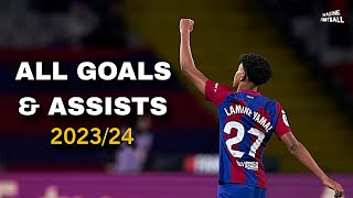 Lamine Yamal - All Goals and Assists for FC Barcelona so far - 2023/24
