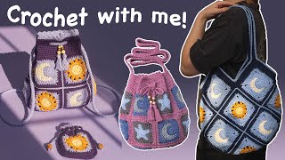 Crochet With Me - Backpacks, Tote Bags, Pattern Discussion + more | Ep. 4