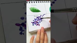 How to paint an easy watercolor lilac vase composition. For beginners!