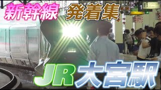 【大宮駅】東日本各新幹線の発着集　2023/8/22