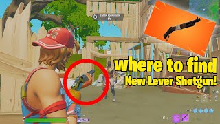 WHERE TO FIND THE NEW *SECRET* LEVER ACTION SHOTGUN IN FORTNITE ARENA! | Fortnite Tips and Tricks