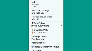 Creating custom context menu in Flash using AS3.0 - Flash Tutorials