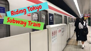 Riding Tokyo Subway Train//Aoi Station//Tsukuba Express