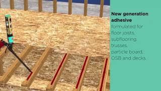 Introducing Akfix 966P  Subfloor Adhesive ( How to Subfloor Adhesive Installation application)