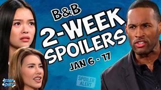 Bold and the Beautiful 2-Week Spoilers Jan 6-17: Luna Eyes Will \u0026 Steffy Sabotages Carter