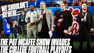 The Pat McAfee Show Invades The College Football Plays, Was On Field For Georgia vs Ohio State?!