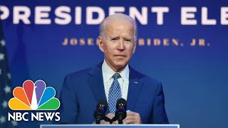 President-Elect Biden Declares Election Over, Announces Covid-19 Task Force | NBC Nightly News