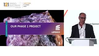 Presentation: Lepidico - 121 Mining Investment Cape Town May 2022