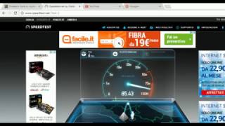 Speedtest TIM 100 Mega