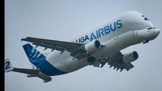 Airbus Beluga take off and Pelita Air landing at Kolkata Airport /Aviation video/Plane spotting/vecc