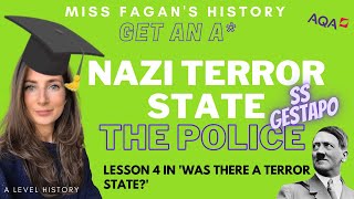 What was the Gestapo, SS and SA? How did the Nazi Police work? A LEVEL HISTORY | NAZI TERROR STATE