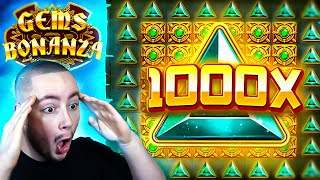 MEGA 1000X WIN On GEMS BONANZA!! (MAX COLOSSAL SYMBOL)