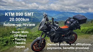 KTM 890 SMT 20.000km Owner's Follow-up Review - Remus, SuperMoto, Off-Road, Pirelli Scorpion Rally