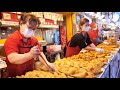 10 Kinds of Crispy Fried Chicken, Chicken Gizzard, Dakgangjung | Korean Street food