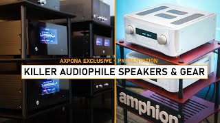 NEW High-End Audiophile Amplifier, Speakers and DAC/Streamer @AXPONA