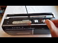 Vintage Sony CFM-130 AM FM Radio Cassette-corder Recorder