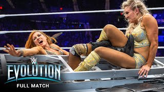 FULL MATCH: Becky Lynch vs. Charlotte Flair – SmackDown Women’s Title Match: WWE Evolution