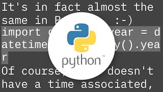 How to extract the year from a Python datetime object?