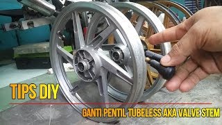 Pemasangan Pentil tubeless