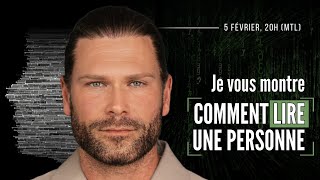 Je vous montre comment lire une personne