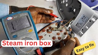 Steam Iron Box: how to repair Nobel steam iron box| not ironing issue fixing