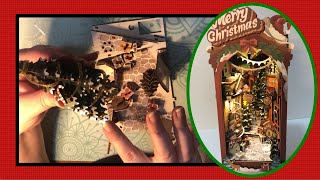 Christmas Street Book Nook Miniature Part 2: The Big Tree