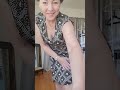 beautiful mature woman prepares for bikini haul swimsuit try on