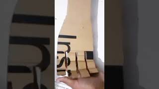 How to make a artificial Working Cardboard Hand 😏 #shorts