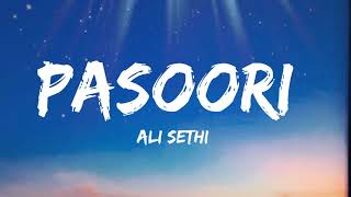 Pasoori - Ali Sethi, Shae Gill ( Lyrics ) #pasoori