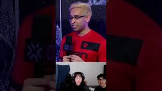 Tenz & Kyedae Reacts to TenZ  cute couples #shorts #valorant