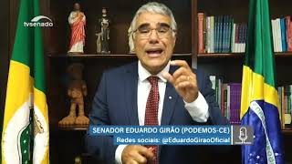 Eduardo Girão critica debate sobre liberação da maconha durante pandemia