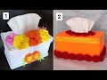 Ide Kreatif Membuat Kotak Tisu Dari Barang Bekas | Kotak Tisu Untuk Lebaran | Tissue Box Diy