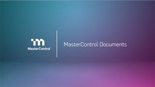 [Demo] MasterControl Document Control Software - Quality Management