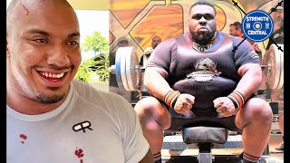 LOTW (June 2020) - Larry Wheels Reps 750 lbs Deficit Deadlift, TD Attempts A 705 lbs Bench Double