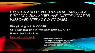 Dyslexia and Developmental Language Disorder with Dr Tiffany Hogan